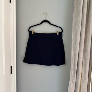 PGA Tour 16’’ Golf Skort with Tummy Control Waistband - Navy - Large